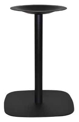 base table arc 540mm black h700 