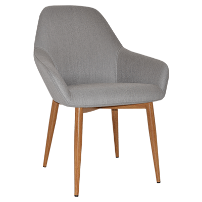 bronte tub armchair - gravity steel 