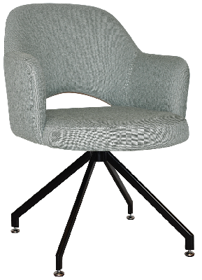arm chair albury trestle black - gravity cloud 