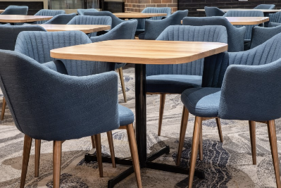 arm chair coogee metal lightoak - gravity denim 