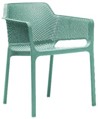 arm chair net mint green (no pad) 