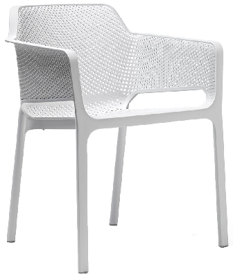 arm chair net white (no pad) 