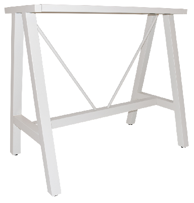 base bar a frame 1200mm h1050 white 