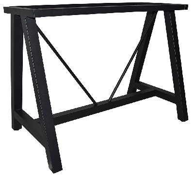 base bar a frame 1200mm h900 black 