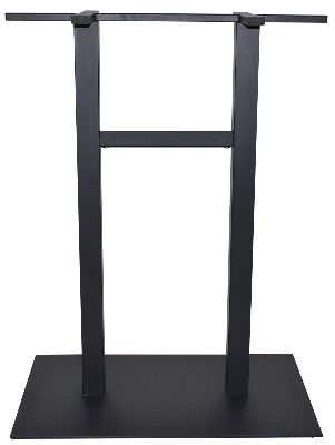 base bar danube 800mm x 500mm black 