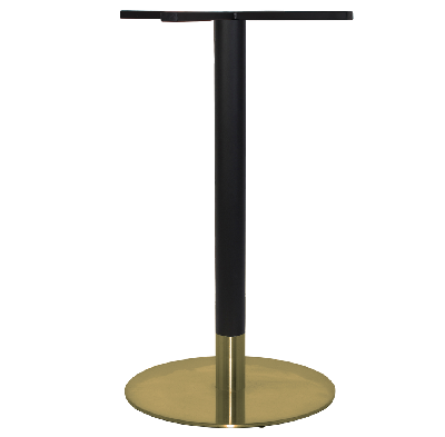 base bar tivoli disc 540 brass - black brass collar 