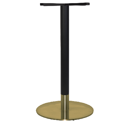 base bar tivoli disc 450 brass - black brass collar 