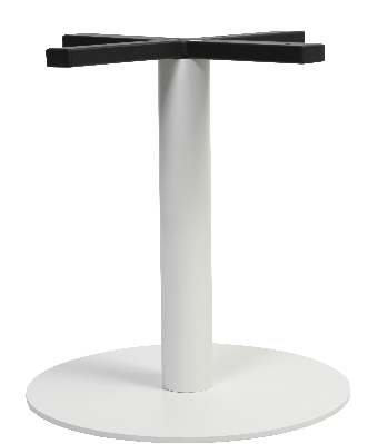 base coffee table porto disc 400mm white 