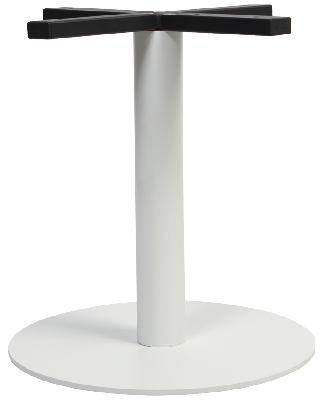 base coffee table porto disc 450mm white 