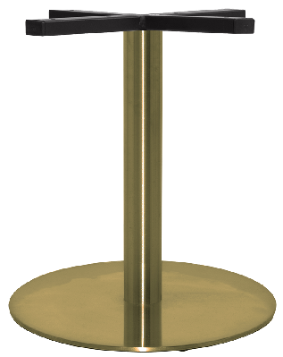 base coffee table rome disc 400mm brass 