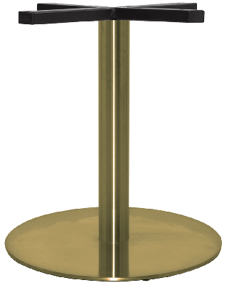 base coffee table rome disc 450mm brass 