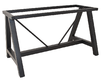 base table a frame 1200mm h730 black 