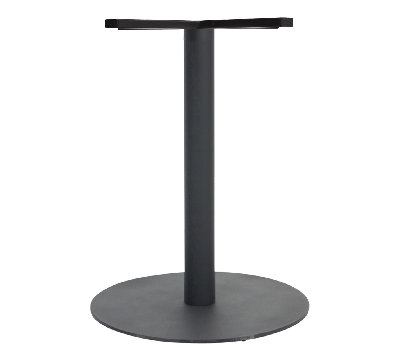 base table danube disc 450mm black h700 
