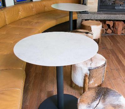 base table danube disc 450mm black 