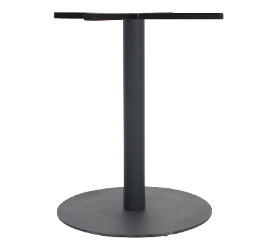 base table danube disc 540mm black h700 