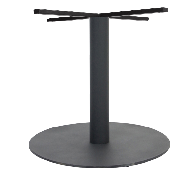 base table danube disc 720mm black h700 