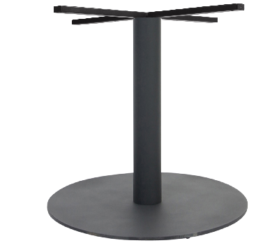 base table danube disc 720mm black 