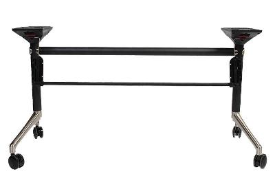 base table folding manhattan 1500mm black 