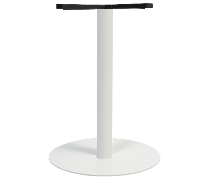 base table porto disc 450mm white h700 