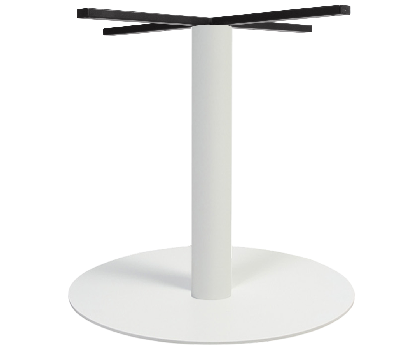 base table porto disc 720mm white 
