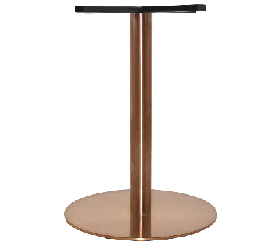 base table rome disc 450mm copper 