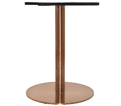 base table rome disc 540mm copper 