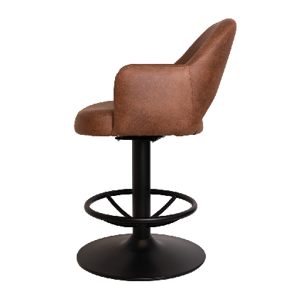 gaming stool albury disc black - eastwood tan 