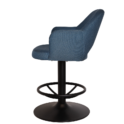 gaming stool albury disc black - gravity denim 