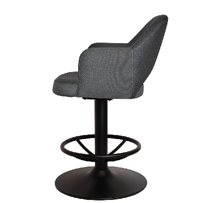 gaming stool albury disc black - gravity slate 