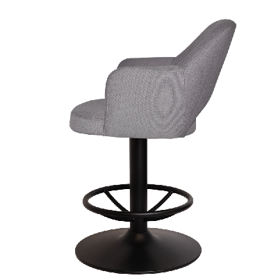 gaming stool albury disc black - gravity steel 