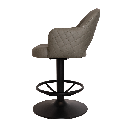 gaming stool albury disc black - pelle/benito sage 