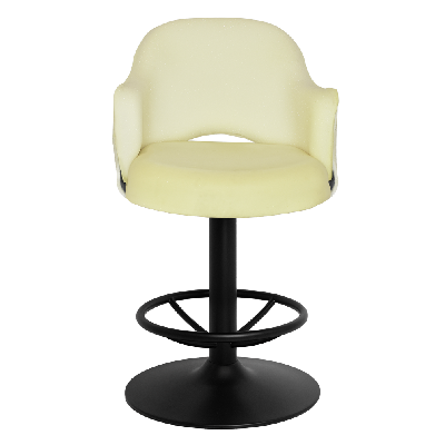 gaming stool albury disc black - unupholstered 