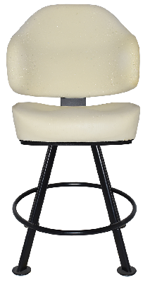 gaming stool luxor 4leg metal black - unupholstered 