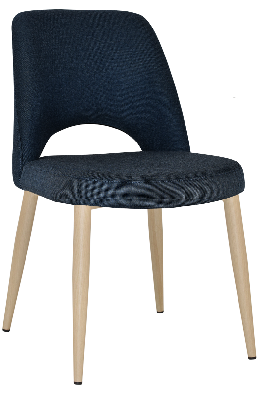 chair albury metal birch - gravity navy 