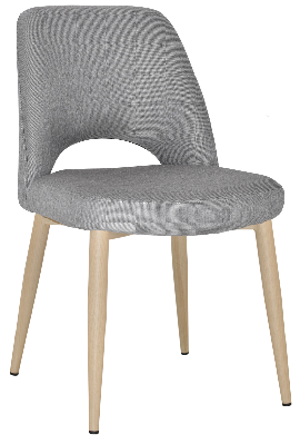 chair albury metal birch - gravity steel 