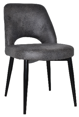 chair albury metal black - eastwood slate 