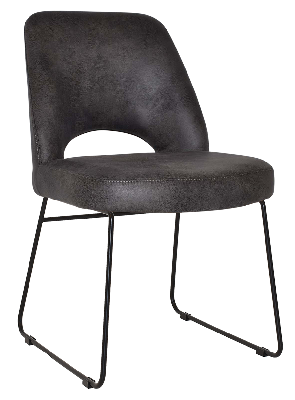 chair albury sled black - eastwood slate 