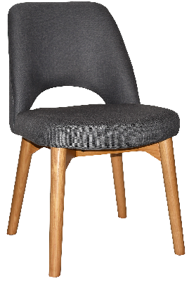 chair albury timber light oak - gravity slate 