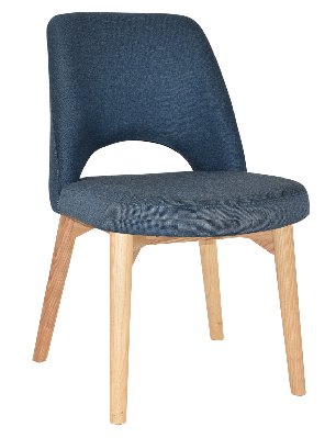 chair albury timber natural - gravity denim 