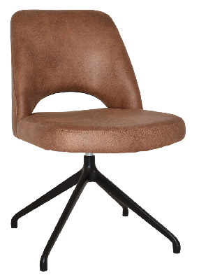 chair albury trestle v2 black - eastwood tan 