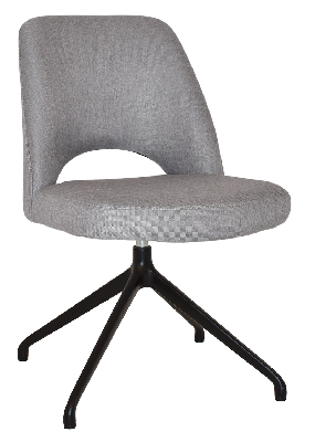 chair albury trestle v2 black - gravity steel 