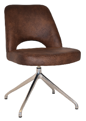 chair albury trestle v2 polished alum - eastwood bison 