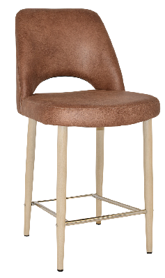 stool albury side 650 metal birch - eastwood tan 