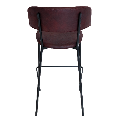 stool lugano uph 2 black - eastwood bordeaux 