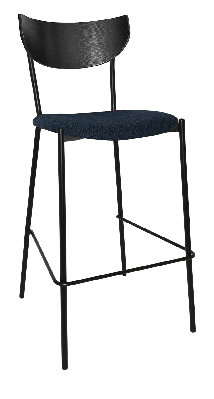stool marco black - gravity navy 