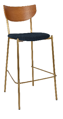 stool marco brass - light oak - gravity navy 