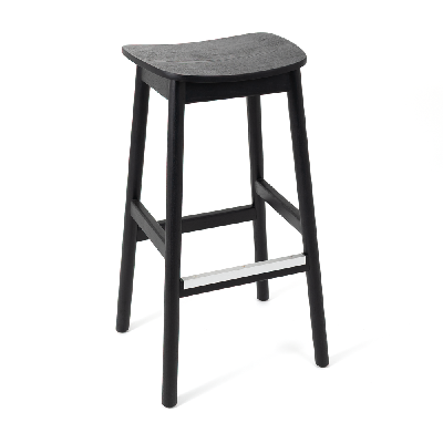 stool matilda no back black 