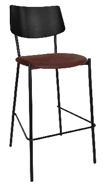 stool texas black - black - eastwood bordeaux 