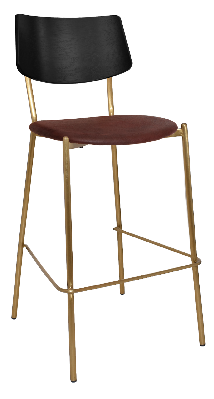 stool texas brass - black - eastwood bordeaux 