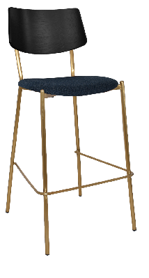 stool texas brass - black - gravity navy 